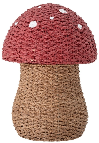 Kosz na zabawki Corintha Red, Seagrass Bloomingville 