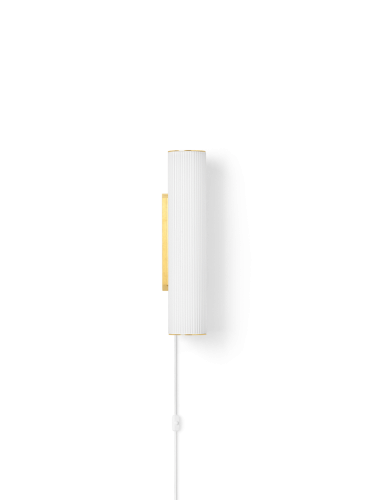 Kinkiet Vuelta 40 White/Brass Ferm Living