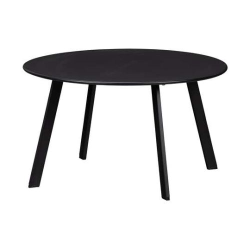 STOLIK KAWOWY FER METALOWY, CZARNY Ø70CM WOOOD