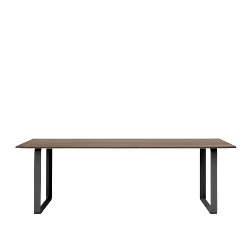 Stół 70x70 Solid Smoked Oak/Black 225x90cm Muuto 