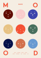 Plakat NINE MOODS By All The Way To Paris  50x70 cm
