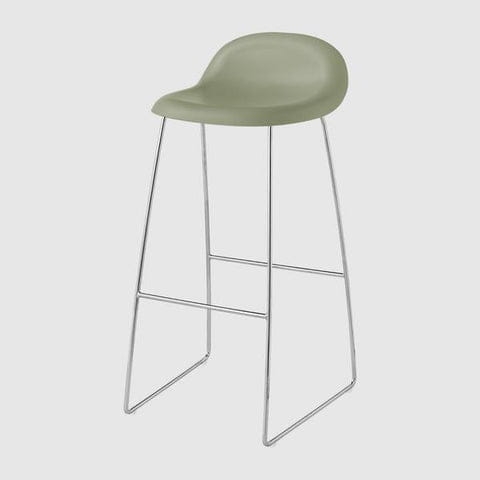 Stołek GUBI 3D GUBI  nietapicerowany 75cm płozy