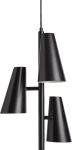 Lampa wisząca Cono z trzema kloszami  WOUD