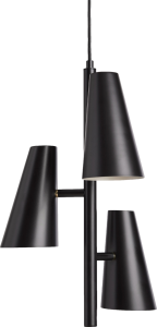 Lampa wisząca Cono z trzema kloszami  WOUD