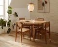 Stół B-Table Pivoting Round / Square Oak Matt Lacquered Gubi