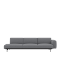 MUUTO sofa modułowa IN SITU 3-osobowa konfiguracja 2, ocean 80