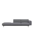 MUUTO sofa modułowa IN SITU 3-osobowa konfiguracja 4, ocean 80