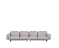 MUUTO sofa modułowa IN SITU 4-osobowa konfiguracja 1, clay 12