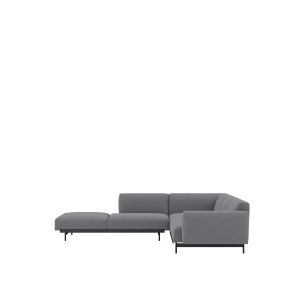 MUUTO sofa modułowa IN SITU narożna konfiguracja 2, ocean 80