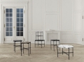 Stolik TS table S Glass / Marble średnica 40cm GUBI
