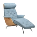 Fotel Wypoczynkowy Volden Z Szezlongiem Silver Grey Flexlux
