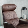 Fotel CLEMENT Function /tkanina: dervit grey/ Flexlux