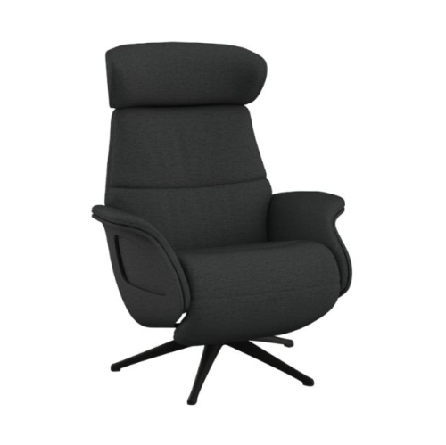 Fotel CLEMENT Function /tkanina: dervit grey/ Flexlux