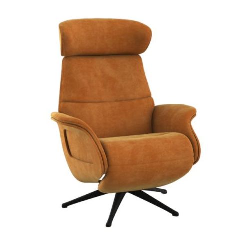 Fotel CLEMENT Function /tkanina: warm yellow/ Flexlux