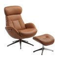 Fotel Wypoczynkowy Ease Elegant Naturalna Skóra Flexlux