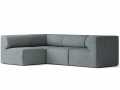 Eave Modular Sofa, 86, 4 Seater, Safire 012 Left Section