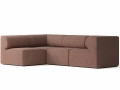 Eave Modular Sofa, 86, 4 Seater, Boucle 08 Left Section