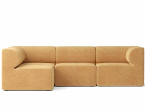 Eave Modular Sofa, 86, 4 Seater, Moss 220, Left Section