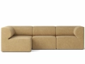 Eave Modular Sofa, 86, 4 Seater, Boucle 06 Left Section