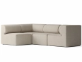 Eave Modular Sofa, 86, 4 Seater, Savanna 202, Left Section