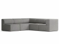 Eave Modular Sofa, 86, 5 Seater, Boucle 16 , Right Corner