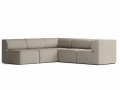 Eave Modular Sofa, 86, 5 Seater, Savanna 202, Right Corner