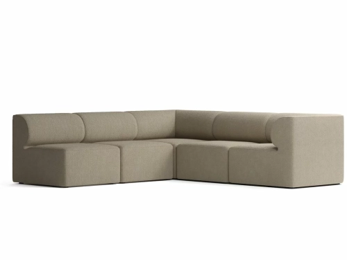 Eave Modular Sofa, 86, 5 Seater, Boucle 02 , Right Corner