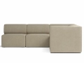 Eave Modular Sofa, 86, 5 Seater, Boucle 02 , Right Corner
