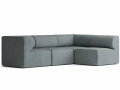 Eave Modular Sofa, 86, 4 Seater, Safire 012, Right Section