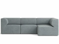 Eave Modular Sofa, 86, 4 Seater, Safire 012, Right Section