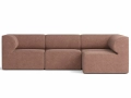 Eave Modular Sofa, 86, 4 Seater, Boucle 08 Right Section