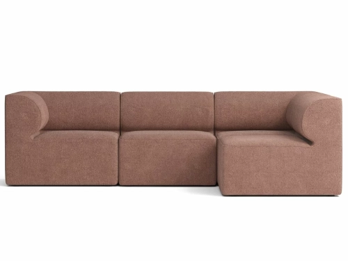 Eave Modular Sofa, 86, 4 Seater, Boucle 08 Right Section