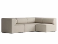 Eave Modular Sofa, 86, 4 Seater, Savanna 202, Right Section