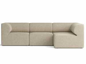 Eave Modular Sofa, 86, 4 Seater, Boucle 02, Right Section