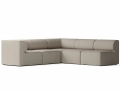 Eave Modular Sofa, 86, 5 Seater, Savanna 202, Left Corner