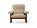 Fotel Brasilia, Dark Stained Oak/ Boucle 02 Audo Copenhagen