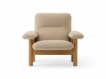 Fotel Brasilia, Natural Oak/ Boucle 02 Audo Copenhagen