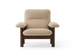 Fotel Brasilia, Walnut/ Boucle 02 Audo Copenhagen