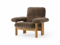 Fotel Brasilia, Natural Oak/ Sheepskin Root Audo Copenhagen