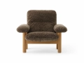 Fotel Brasilia, Natural Oak/ Sheepskin Root Audo Copenhagen