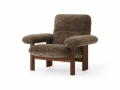 Fotel Brasilia, Walnut/ Sheepskin Root, Audo Copenhagen