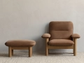 Fotel Brasilia, Natural Oak/ Dunes Camel 21004 Audo Copenhagen