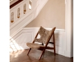 Fotel Knitting Walnut, Sheepskin, Sahara