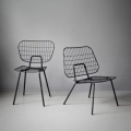 Fotel WM STRING czarny Audo Copenhagen