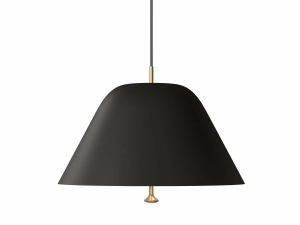Lampa wisząca Levitate, 40 cm, Black/ Brass, Audo Copenhagen