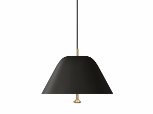 Lampa wisząca Levitate, 28 cm, Black/ Brass, Audo Copenhagen