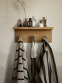 Ręcznik Alee 140x70cm  - Sand/Black Ferm Living 