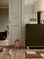 Stołek Up Step Stool Poppy Red Ferm Living   