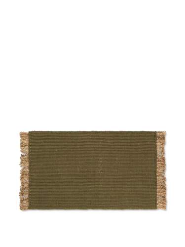 FERM LIVING mata - chodnik - wycieraczka MAT BLOCK oliwkowy