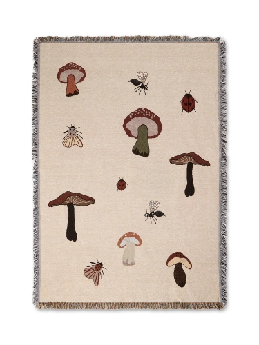 Forest Tapestry Blanket Sand, Ferm Living